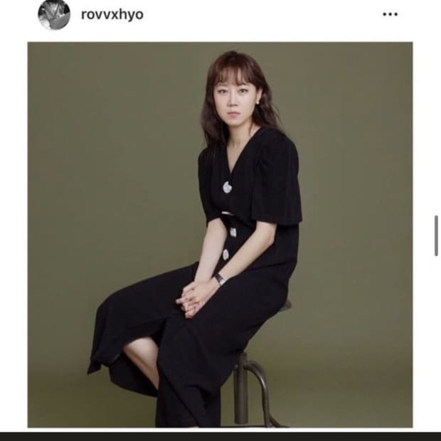 갈롱드블랑 버튼 린넨 원피스