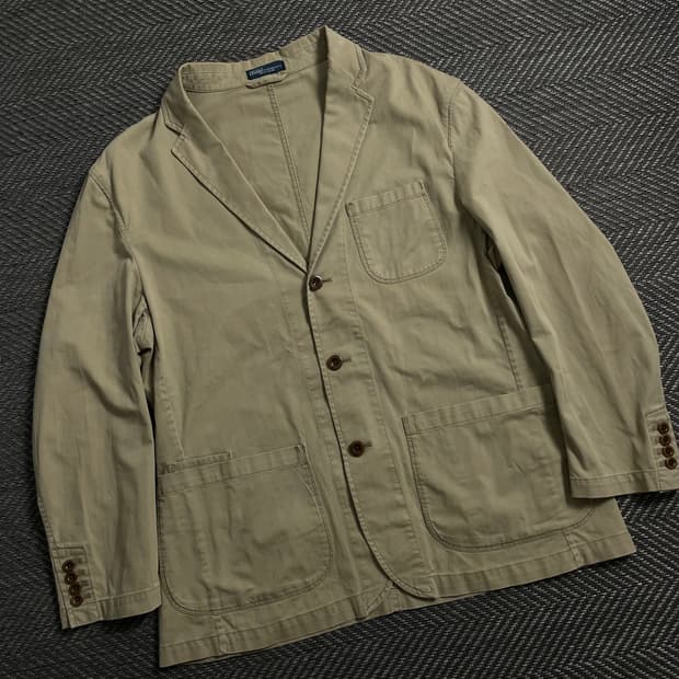 폴로 랄프로렌 아메카지 치노 블레이저 베이지y 4140