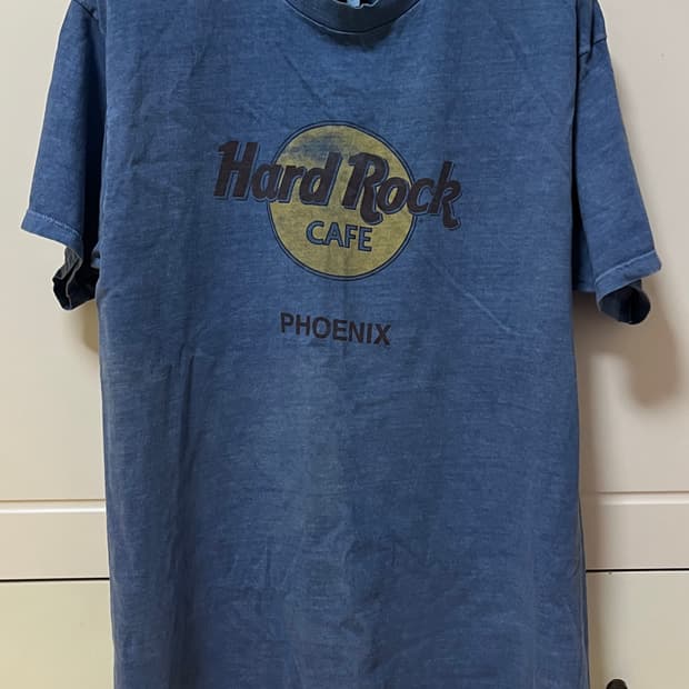 빈티지 하드락 카페 워싱 티셔츠