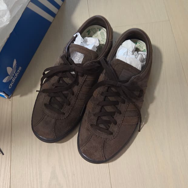 새상품) 아디다스 토바코 그루엔 다크 브라운 230