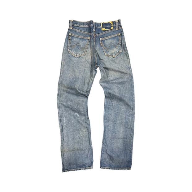 M) 에드윈 워시드 인디고 스트레이트 데님팬츠 BD-049