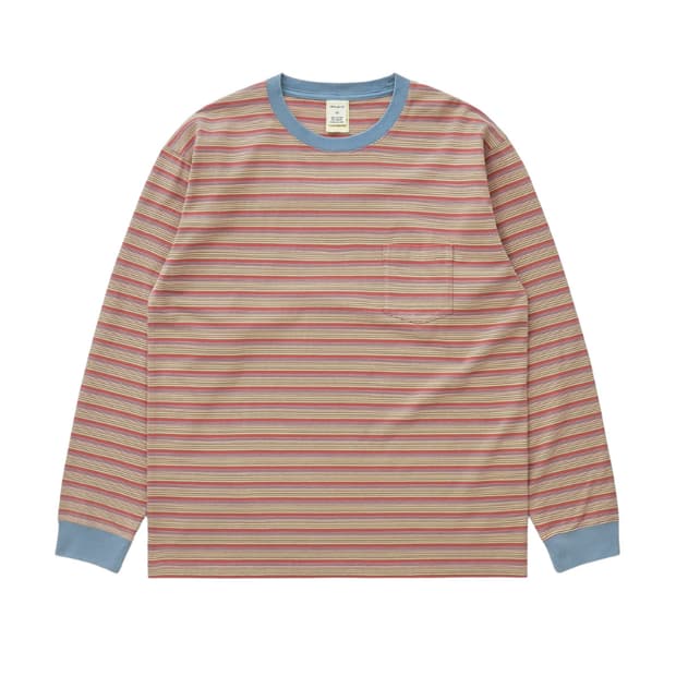 카키스 보더 롱슬리브 코퍼색상(4사이즈)