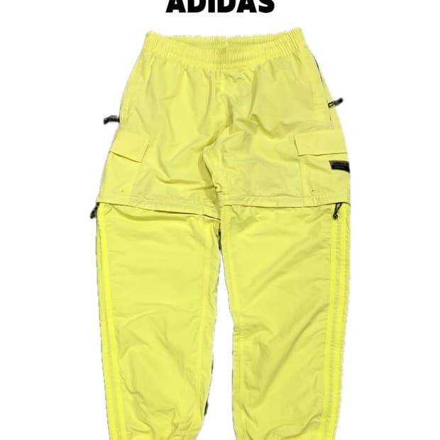 (XL) 아디다스 2 in 1 삼선 나일론 카고 조거 팬츠