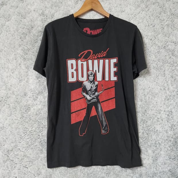 J698 [XL] DALUC Japan 데이비드 보위 반팔 티셔츠