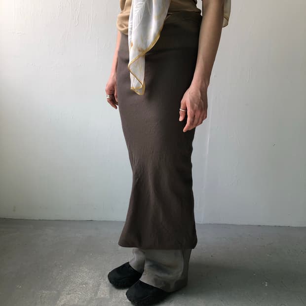 릭오웬스 00s 드레이프 스커트