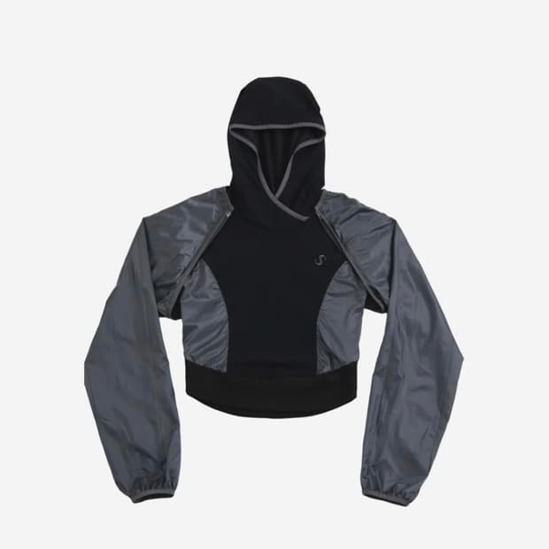 오호스 투웨이 후디 볼레로