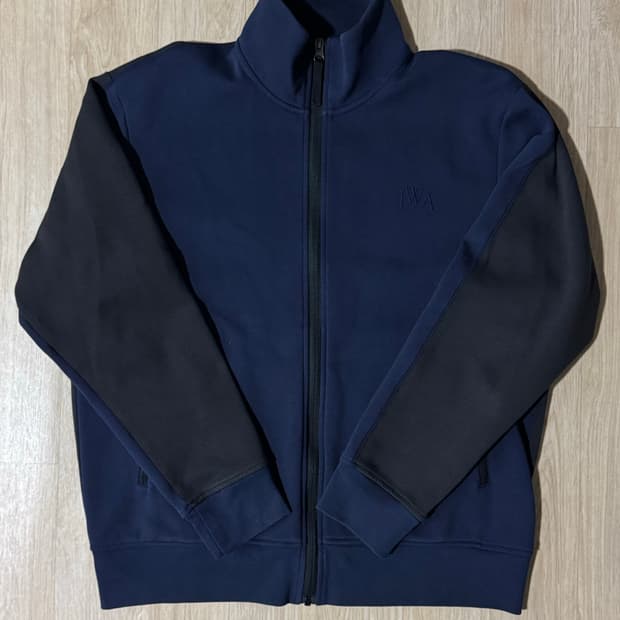 JW 앤더슨 x 유니클로 배색 집업 자켓 네이비/블랙 L