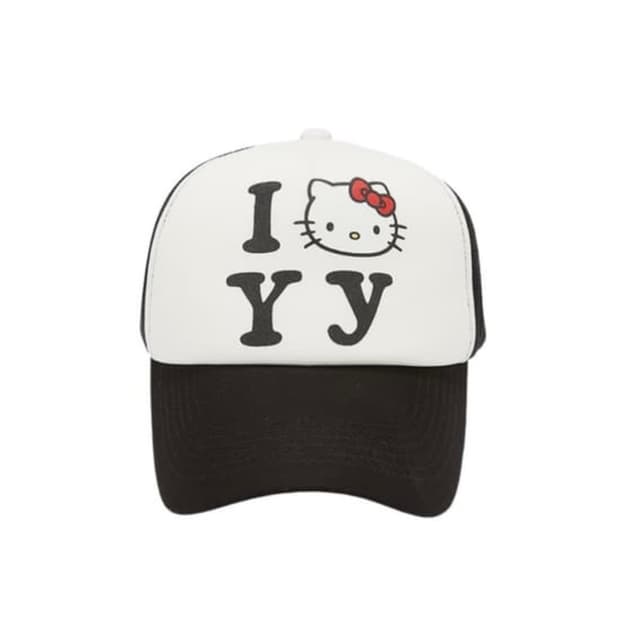 오픈 Yy x 헬로 키티 헬로 트러커캡 블랙