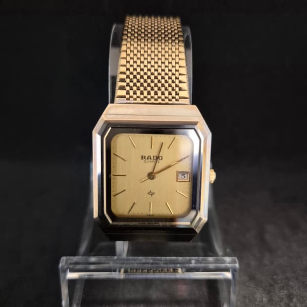 RADO 클래식 골드 빈티지 쿼츠 시계