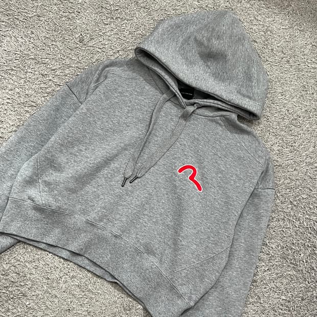 [우먼95] 에비수 크롭 후드티