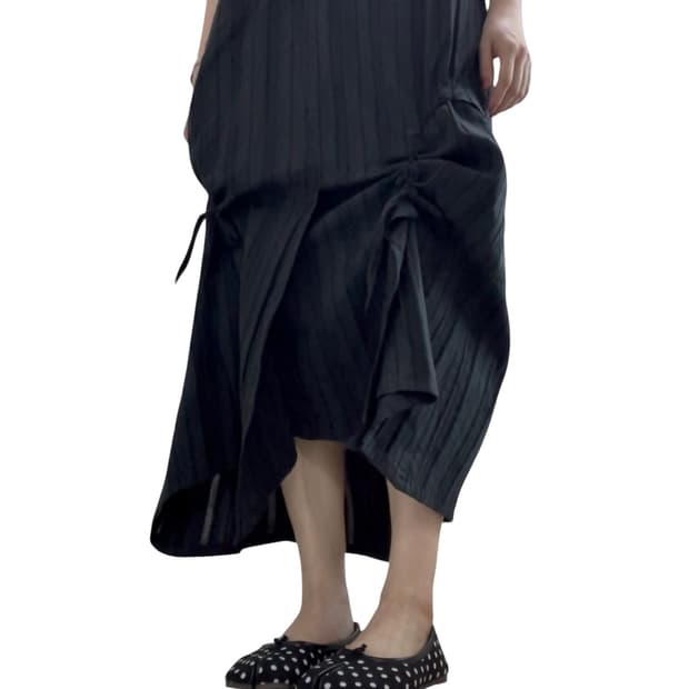 JIU(慈雨) Avant-garde Deformed Long Skirt