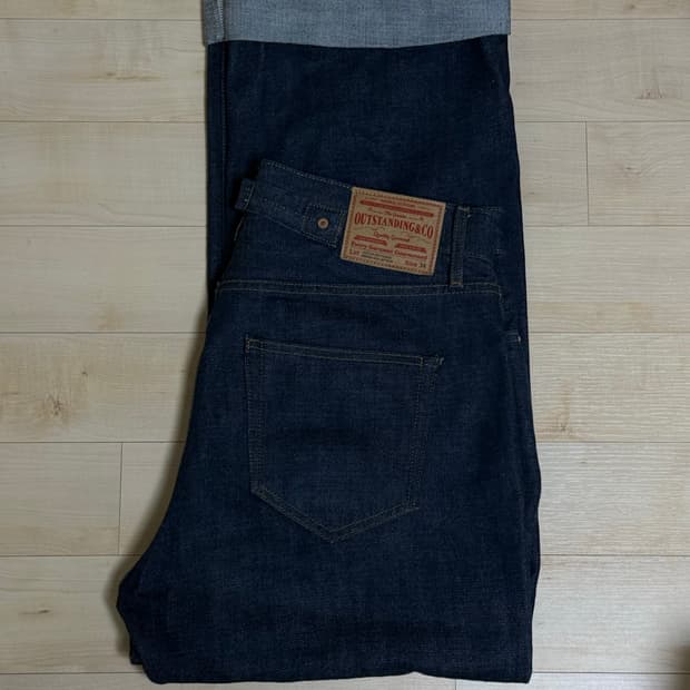 아웃스탠딩 30s 셀비지 데님 34사이즈