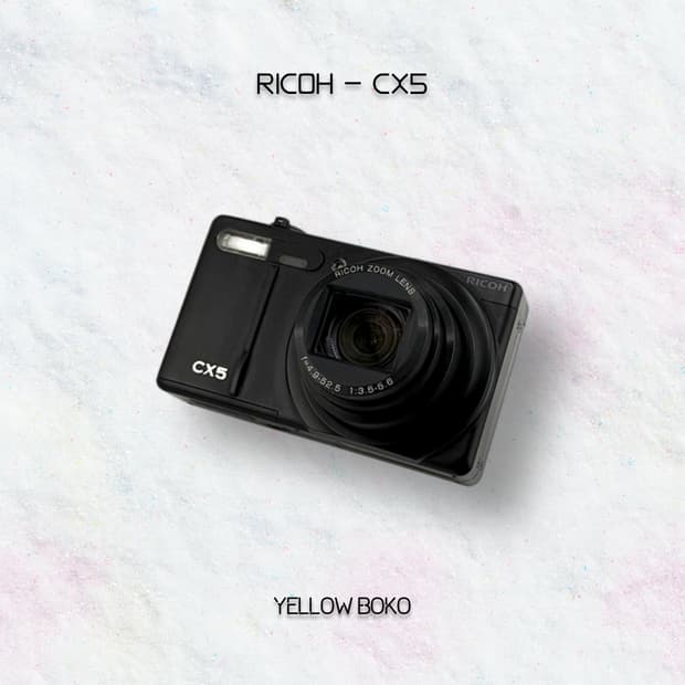 [💖리코 감성] 리코 RICOH CX5 레트로 디지털 카메라