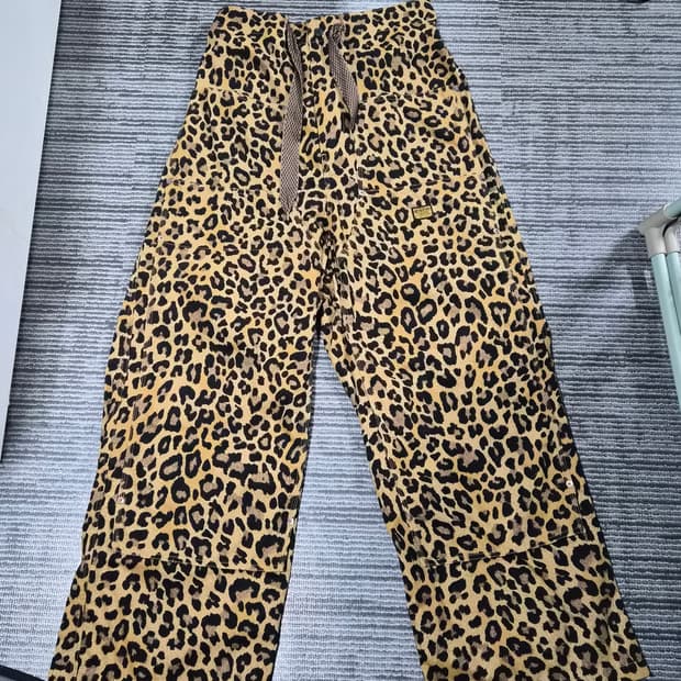 (XL)캐피탈 레오파드 더블니 팬츠 KAPITAL Leopard pant