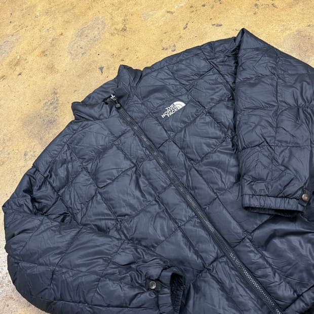 [정품/XXL,110] 노스페이스 블랙 스퀘어 퀼팅 경량패딩 b14