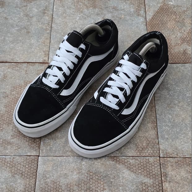 (240)반스 올드스쿨 검흰