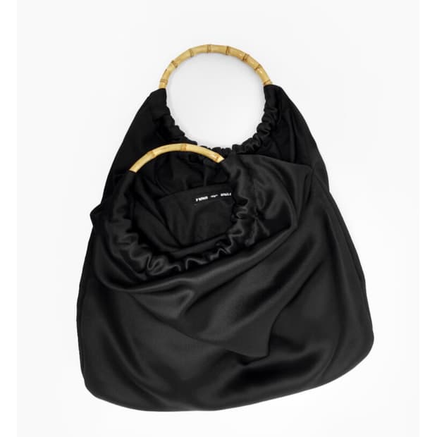 (새상품) dpablo 디파블로 숄더백 밤부백 가방 블랙 빈티지