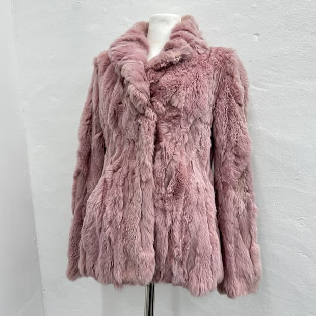 Real rabbit fur jacket 