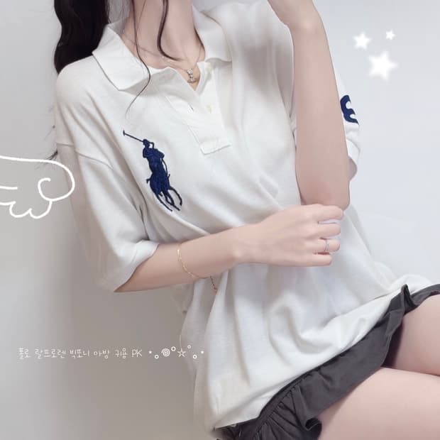 🐰폴로 랄프로렌 빅포니 화이트 아방 PK 저렴🤍