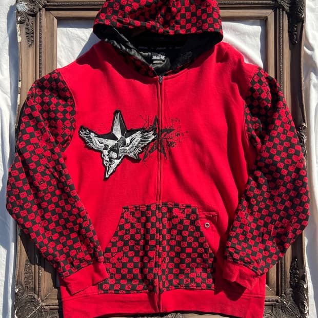 레벨(rebel) 윙 집업 후디