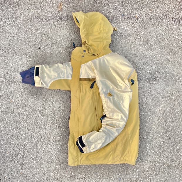 00s 나이키 acg 스톰핏 올드스쿨 배색 고프코어 트랙자켓 바람막이 L