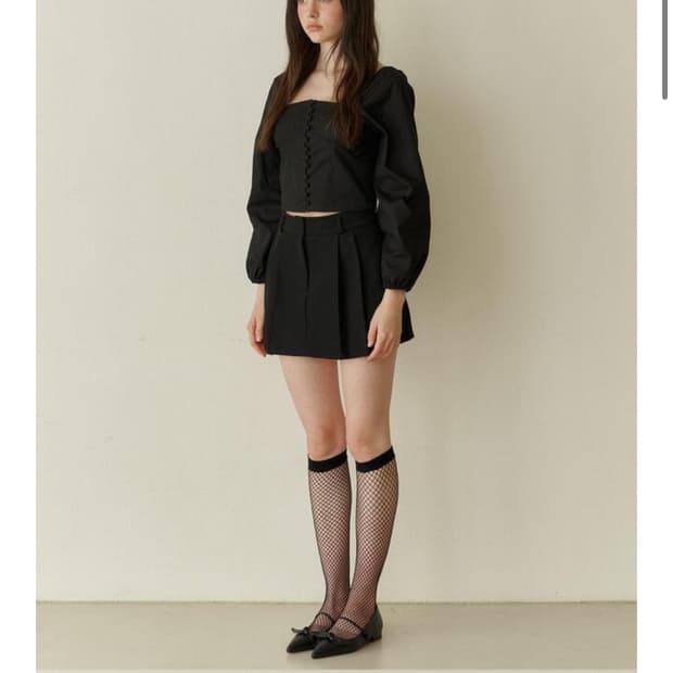 Kindababy [닝닝착용] Baby semi pleats skirt