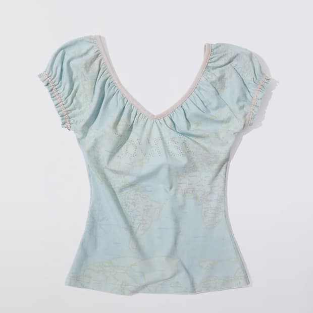 스컬프터 Tourist Scoop Back Tee