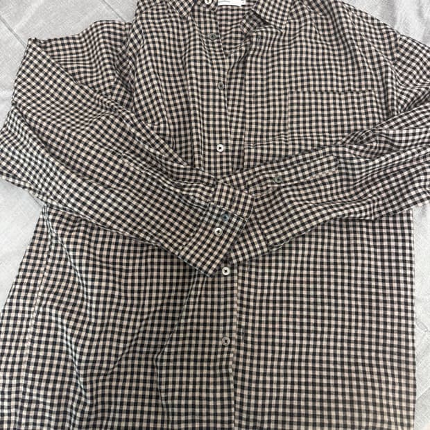아르반 체크 셔츠