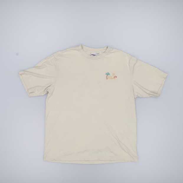 XL 휠라 프린팅 반팔티 0402H1