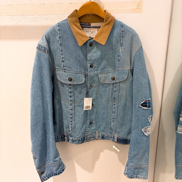 (정품/새상품) GREG LAUREN 그렉 로렌 남성 빈티지 데님 트럭커