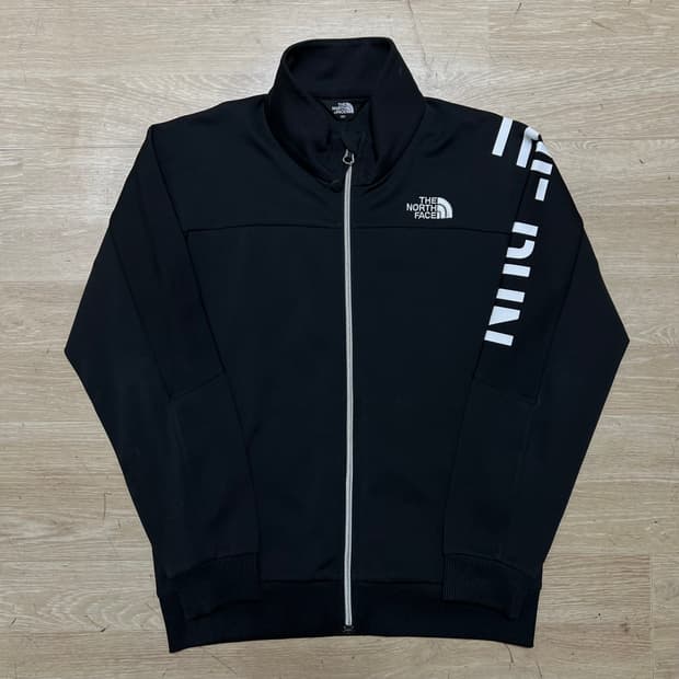 노스페이스 키즈 암레터링 져지 트랙탑 자켓 [블랙] 150(10-11세)