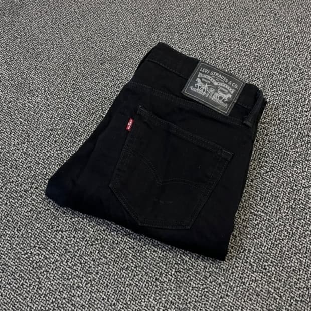 리바이스 블랙 데님