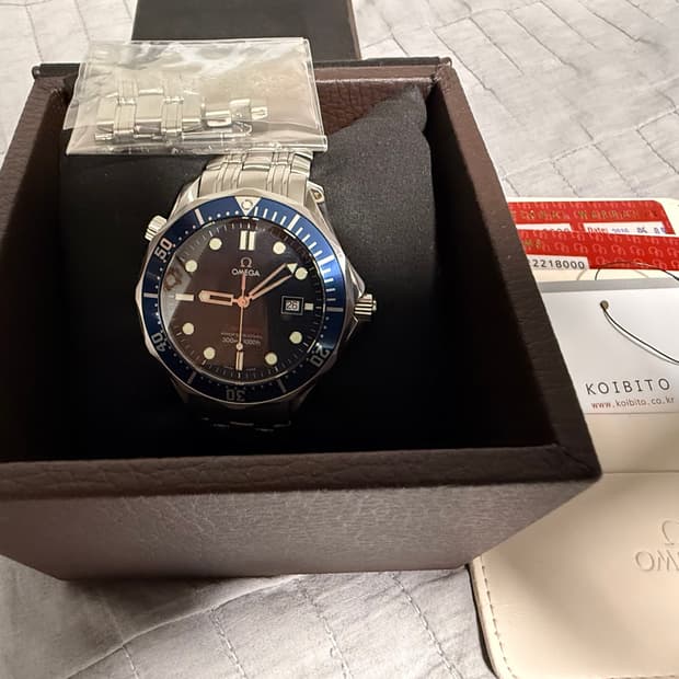 오메가 씨마스터 300 2세대 쿼츠 청판 41mm