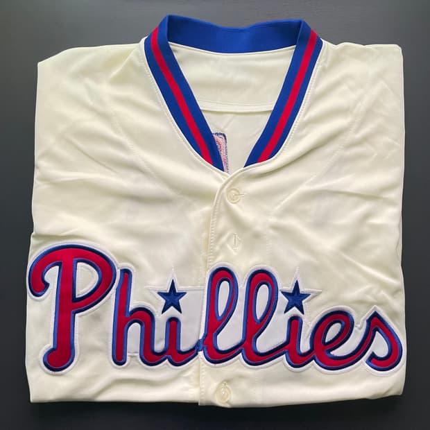 [새상품] 마제스틱 MLB 필라델피아 필리스 어센틱 박찬호 유니폼