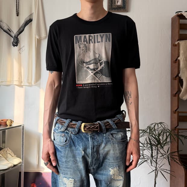 돌체앤가바나 마릴린 먼로 프린팅 티