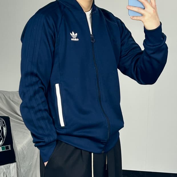 아디다스 일본판 오지지널스 네이비 져지 2XL 