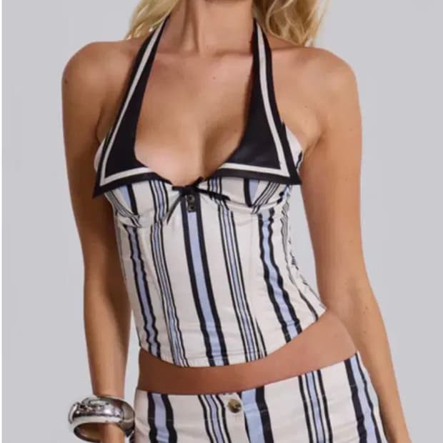 Jaded london 제이디드런던 탑 스커트 세트 셋업