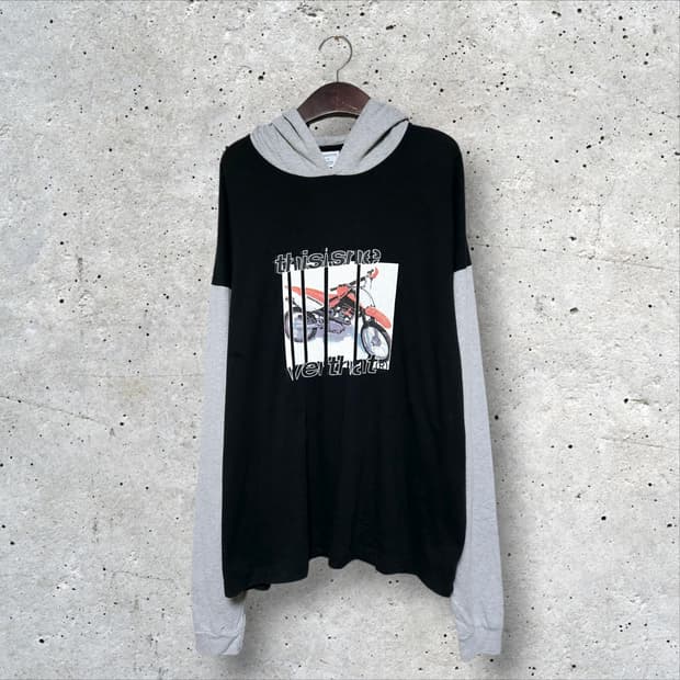 디스이즈네버댓 모터사이클 후드티 (95/M)