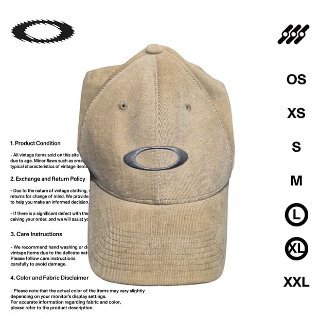 오클리 소프트웨어 00s 코듀로이캡