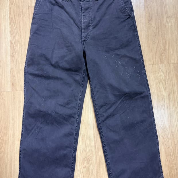 바우와우 워크 트라우저 더스티 네이비 치노