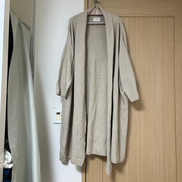 BOWEN 롱 숄 가디건