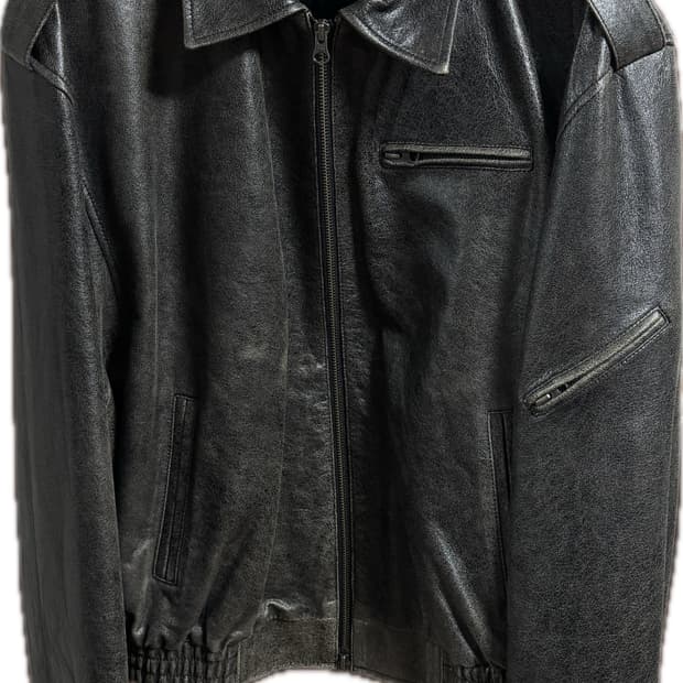 애니타임로릭 빈티지 레더 자켓 L