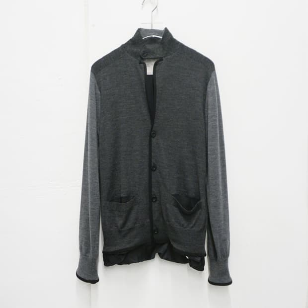 SACAI wool layered cardigan (unisex)