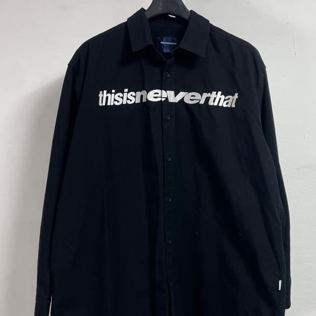 디스이즈네버댓 빅로고 옥스포드 셔츠 (on.498)