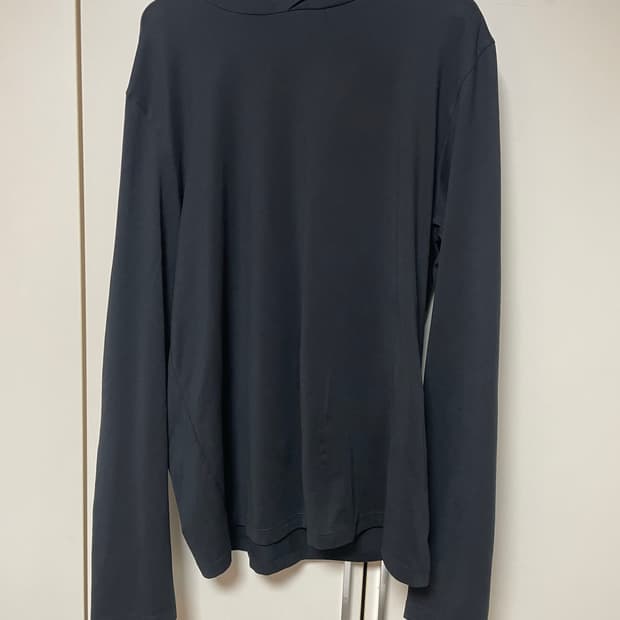 ALO yoga 알로 검정 후드 남성 티셔츠 M