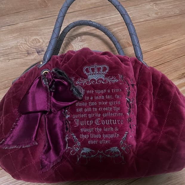 쥬시꾸뛰르 레드 벨벳 보부상 백