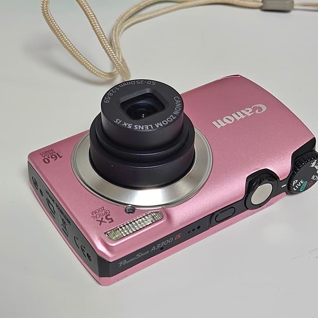 캐논 파워샷 a3300is 핑크