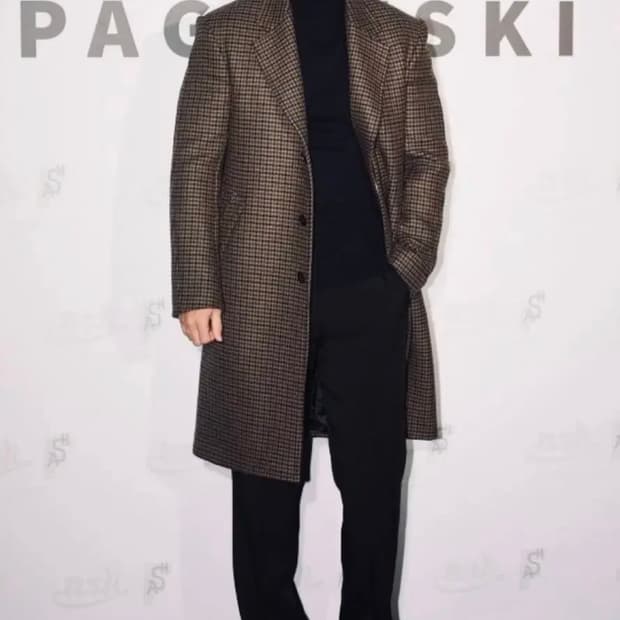 폴스미스 체크코트 