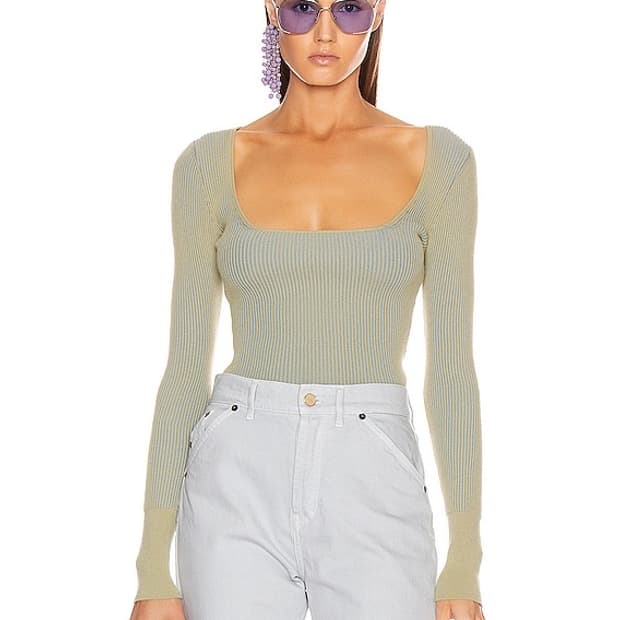 자크무스 스쿱넥 리브니트탑