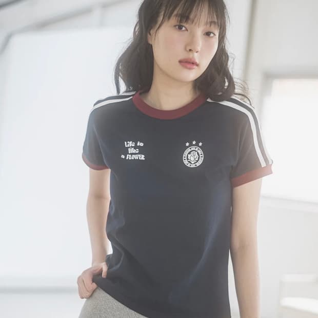 해비즘 LLF S/S 반팔 티셔츠 네이비